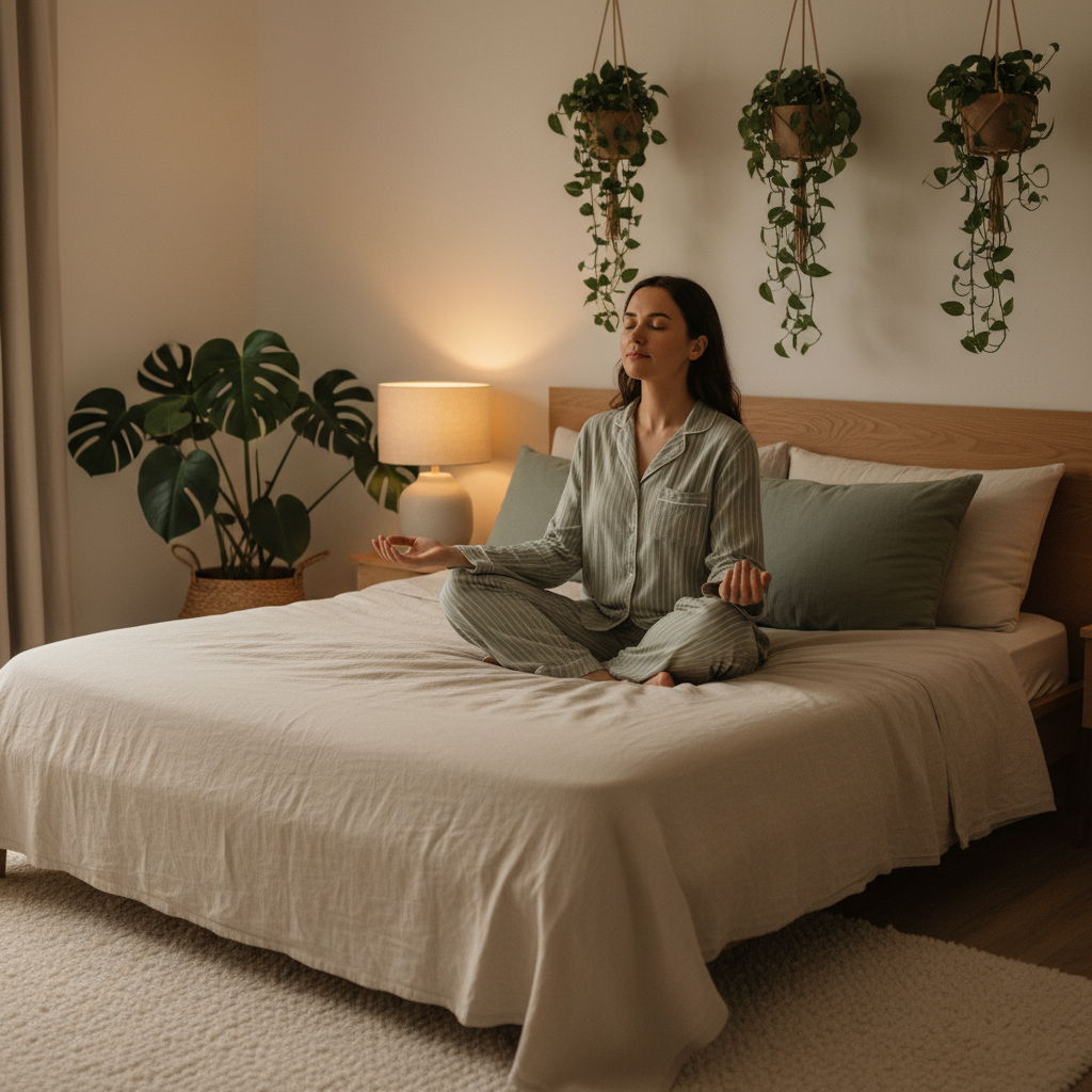 Akşam meditasyon rutini