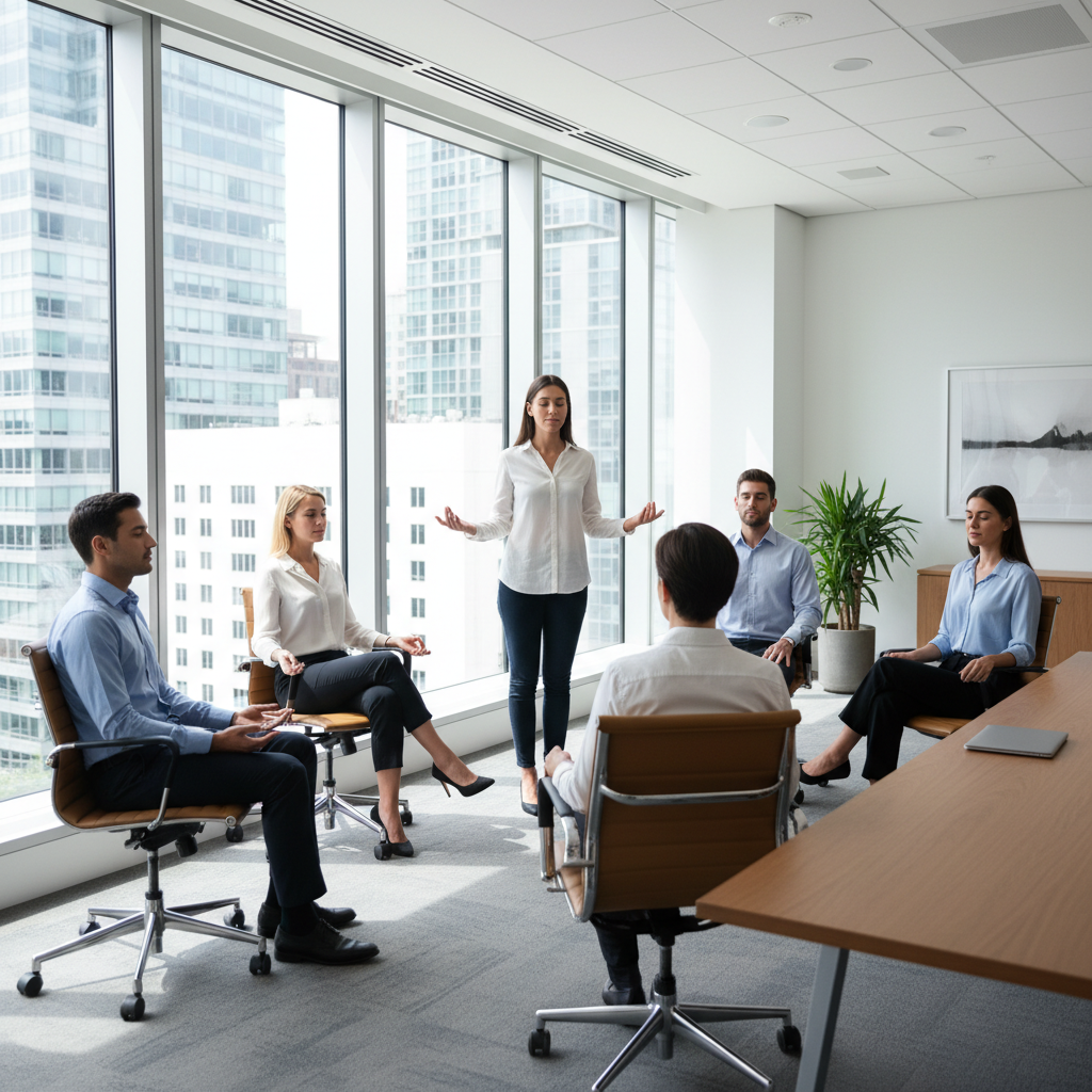 Kurumsal meditasyon seansı